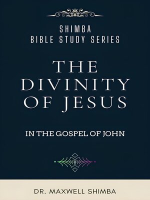 cover image of The Divinity of Jesus in the Gospel of John